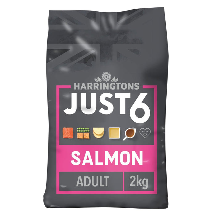 Harringtons Just 6 Salmon & Sweet Potato Dry Dog Food 2kg