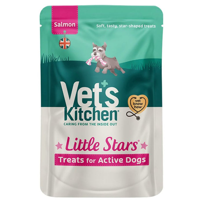 Vet's Kitchen Little Stars Dog Treats Active + Salmon 80g