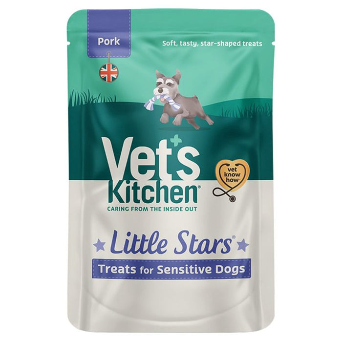 Vet's Kitchen Little Star Sensitive Dog Treats with Pork 80g
