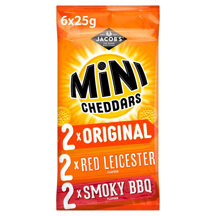 Jacob's Mini Cheddars Variety Multipack 6 per pack