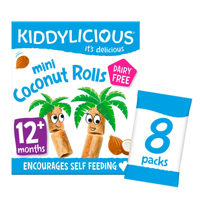 Kiddylicious Mini Coconut Rolls 8 x 7g