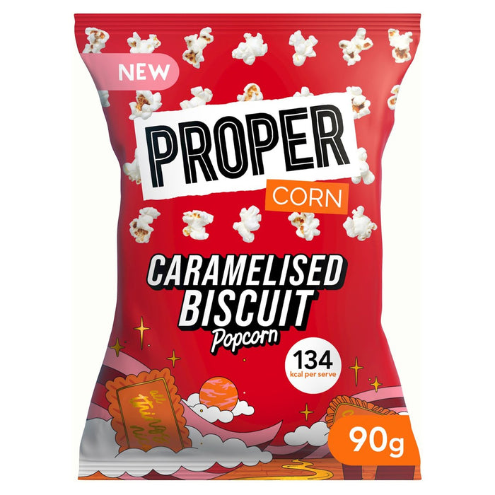 Propercorn Caramelised Biscuit Popcorn 90g