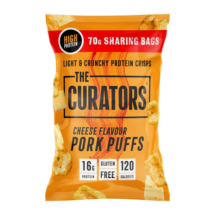The Curators Cheese Pork Puffs 70g