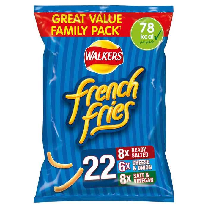 Walkers French Fries Variety Snacks 22 per pack