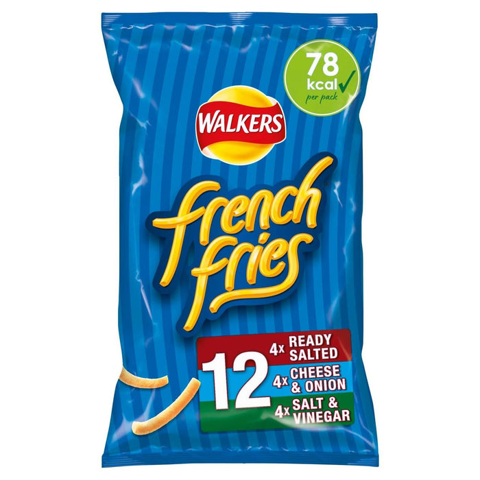 Walkers French Fries Variety Snacks 12 per pack