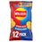 Walkers Ready Salted Cheese & Onion Variety Multipack Crisps 12 per pack