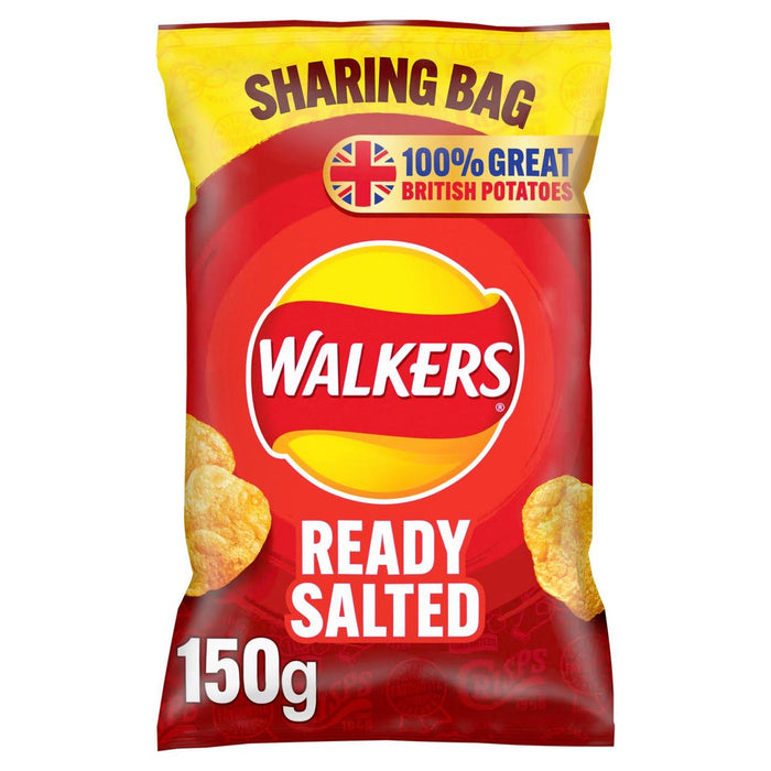 Walkers Ready Salted Sharing Crisps 150
