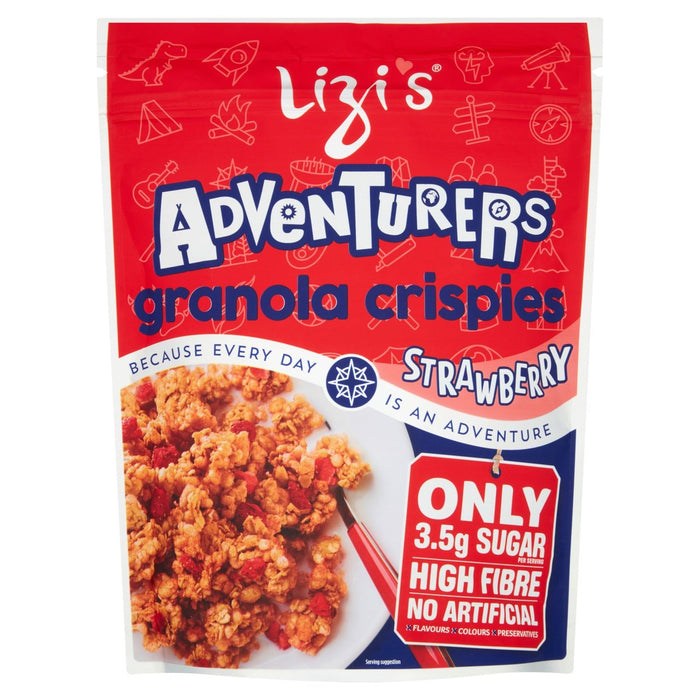 Lizi's Adventurers Strawberry Granola 400g
