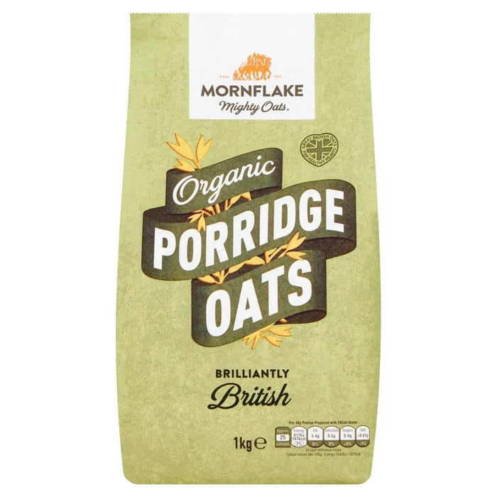 Mornflake Mighty Oats Organic Oats 1kg