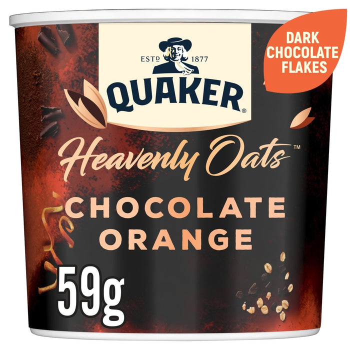 Quaker Heavenly Oats Chocolate Orange Porridge Pot 59g