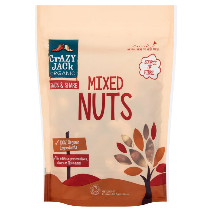 Crazy Jack Organic Mixed Nuts 175g