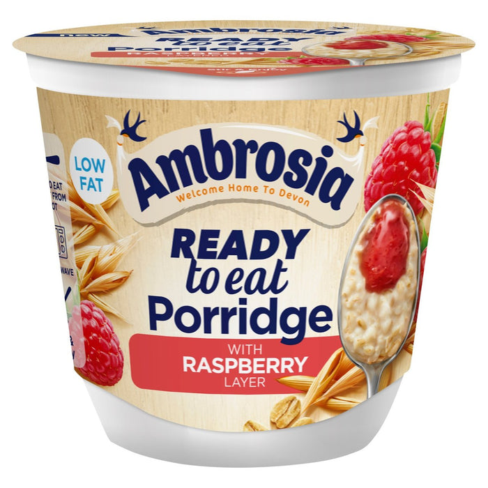 Ambrosia RTE Porridge Raspberry 210g