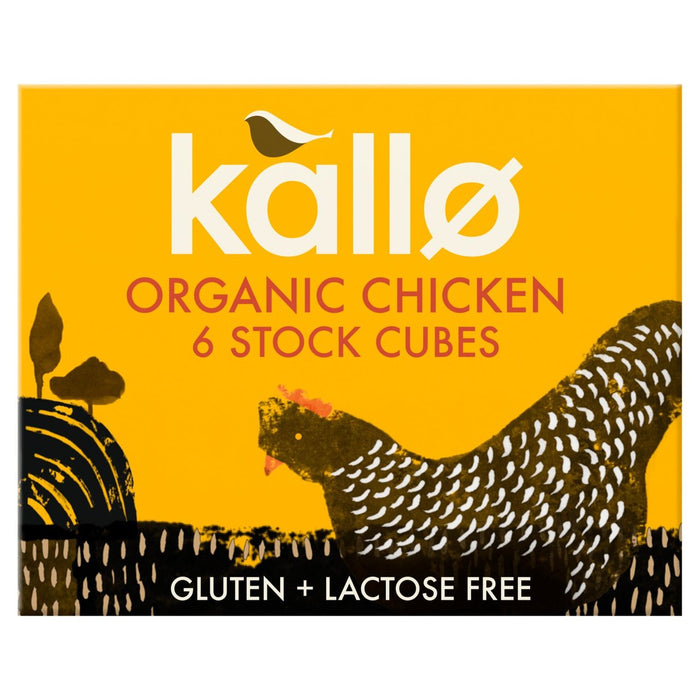 Kallo Organic Chicken Stock Cubes 6 x 11g