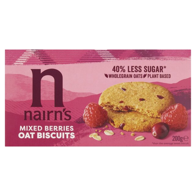 Nairns Hafer gemischte Beeren Biscuits 200g