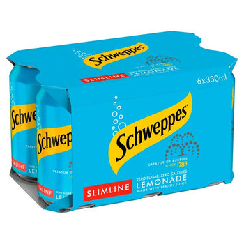 Schweppes Slimline Lemonade 6 x 330ml