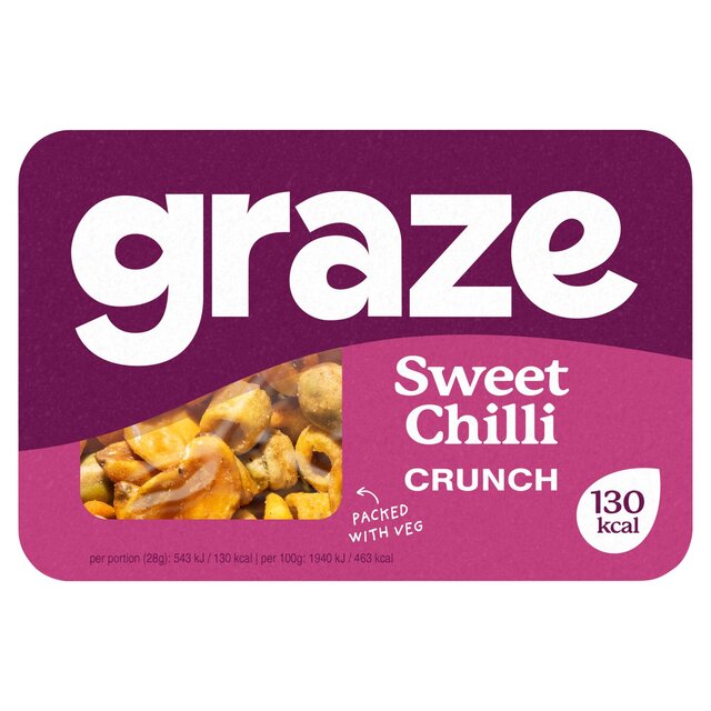 Graze Vegan Sweet Chilli Crunchy Mixed Snacks 28g  - Special Offer