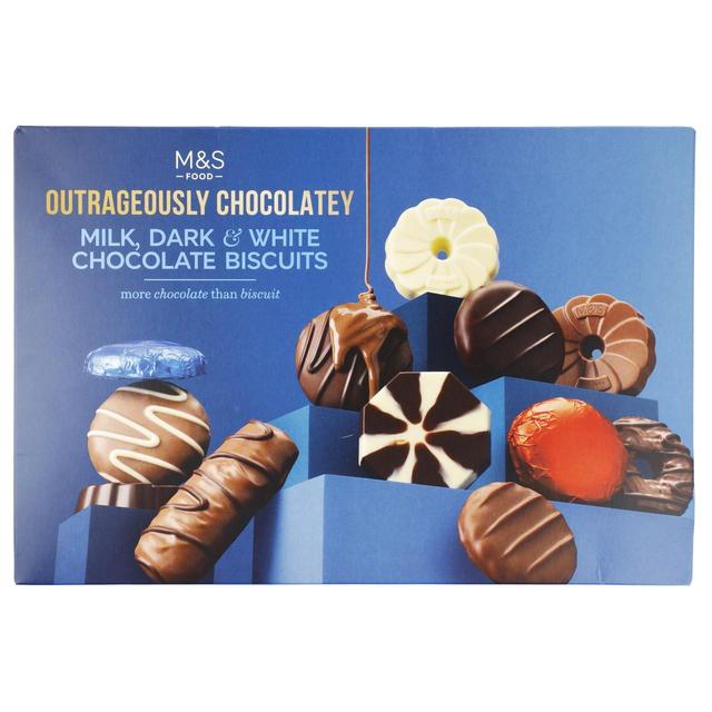 Selección de galletas de chocolate M&S 450g