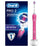 Oral-B Pro 2 2000w 3d weiße elektrische wiederaufladbare Zahnbürste rosa
