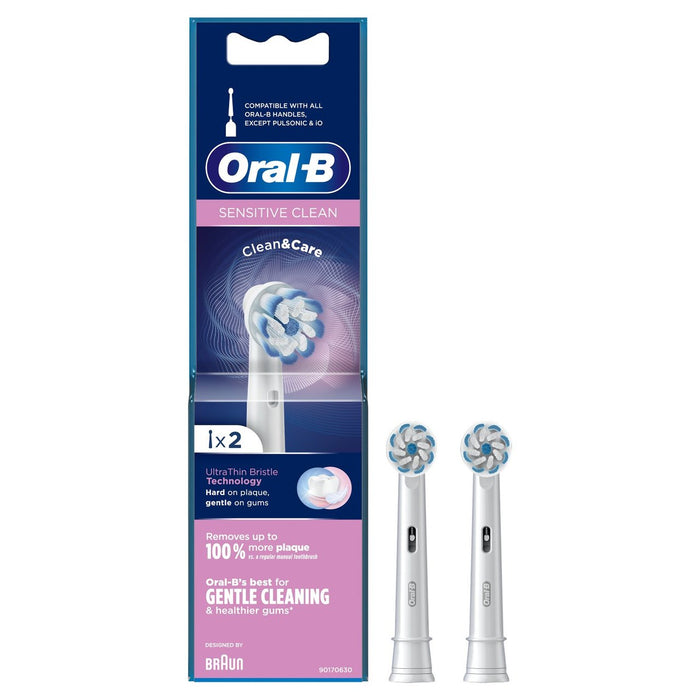 Têtes de brosse à dents sensiclean oral-b 2 par paquet