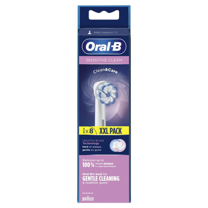 Têtes de brosse à dents Sensiclean oral-B 8 par paquet