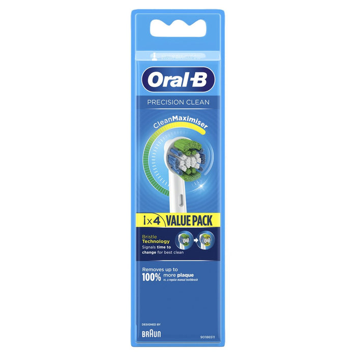 Oral-B-Zahnbürstenköpfe Präzision sauber 4 pro Pack