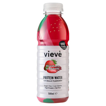 Vieve proteína agua fresa y ruibarbo 500 ml