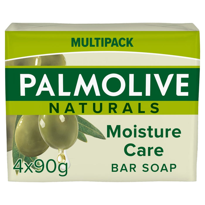 Palmolive Naturals Moisture with Olive Soap Bar 4 x 90g