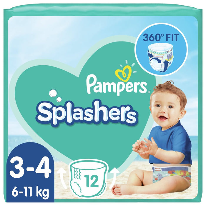 Pampers Splashers Swim Nappies Size 3-4 (6-11kg) 12 per pack