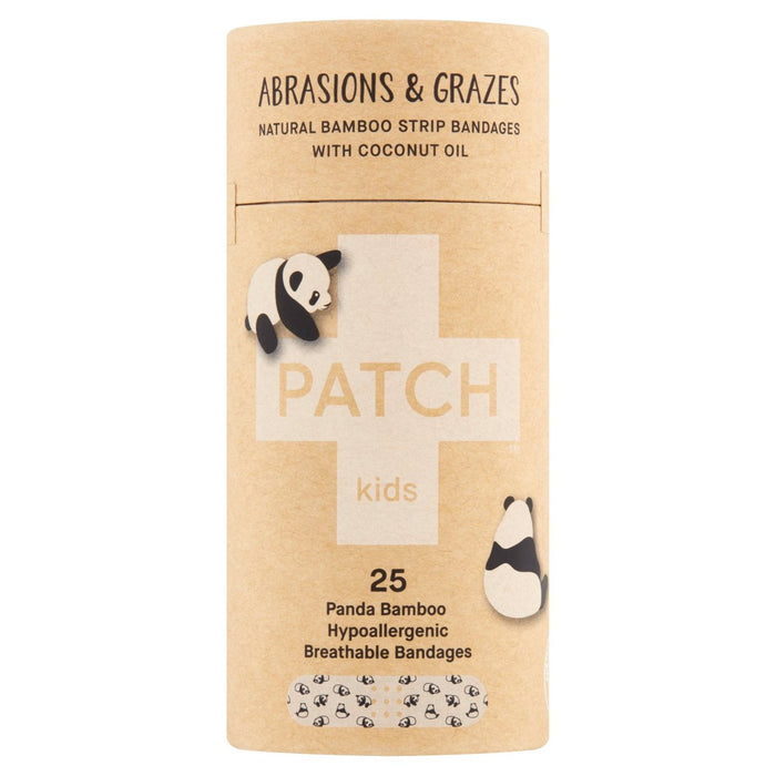 Patch Kids Bamboo Sensitive Plasters Coconut Oil 25 per pack