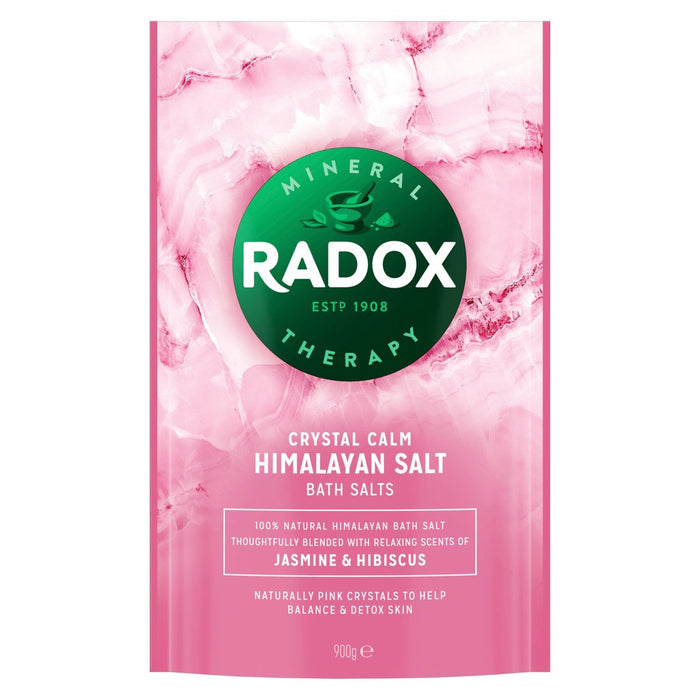 Radox Crystal Calm Himalaya Salts avec Jasmine & Hibiscus 900G