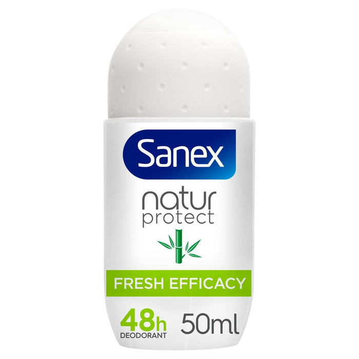 Sanex Natur Protect Fresh Efficacy Natural Bamboo Roll On Deodorant 50ml