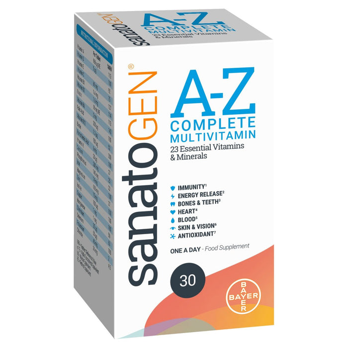 سانتوجين A-Z أقراص كاملة متعددة الفيتامينات، 30 في العبوة