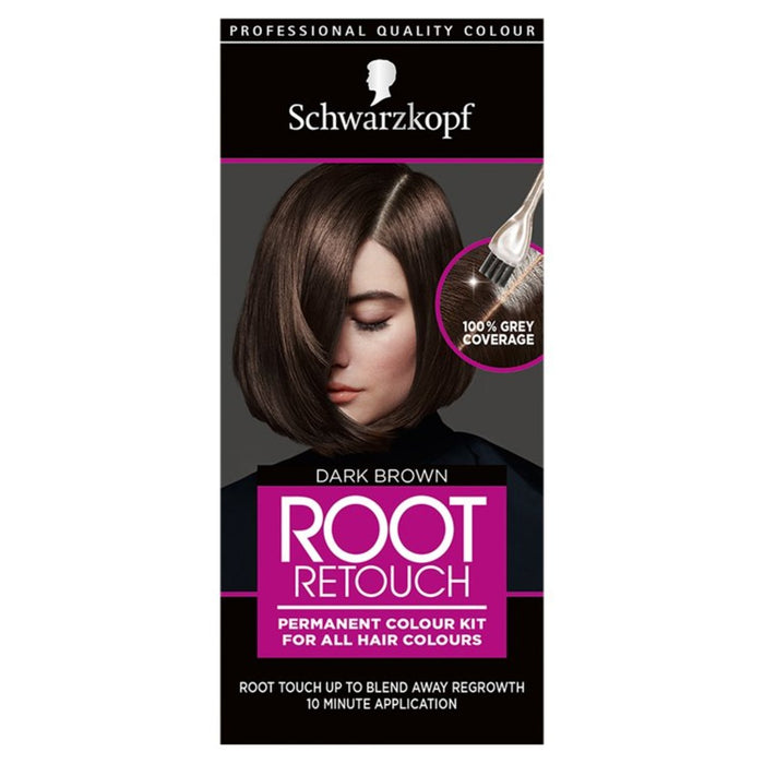 Schwarzkopf Root Kit Dark Brown Permanent Hair Dye