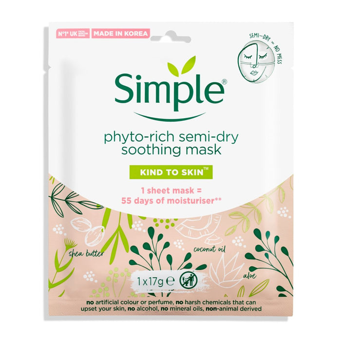 Simple Kind to Skin Phyto Rich Soothing Mask