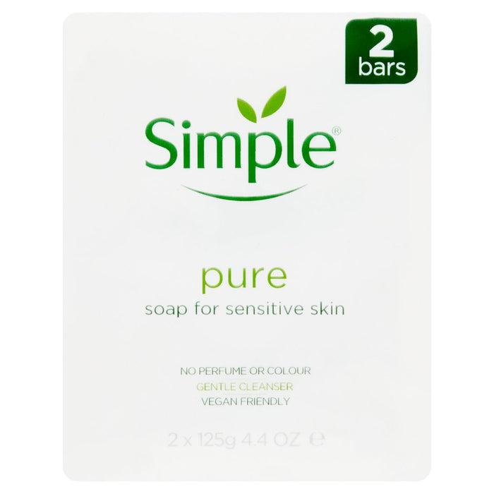 Simple Pure Soap 2 x 125g