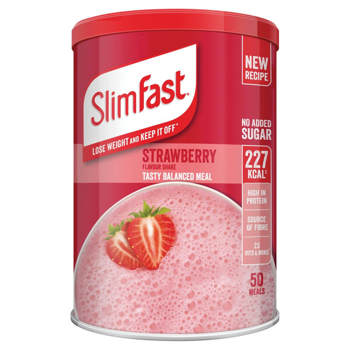 Slimfast 50 sert de poudre de fraise 1,825 kg