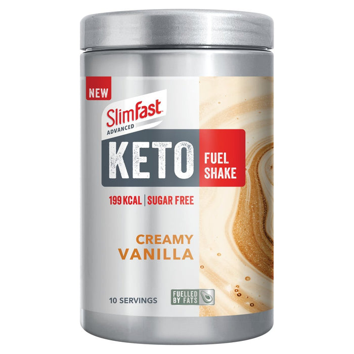 Slimfast Advanced Creamy Vanilla Keto Kraftstoff Shake 10 Portionen 320g