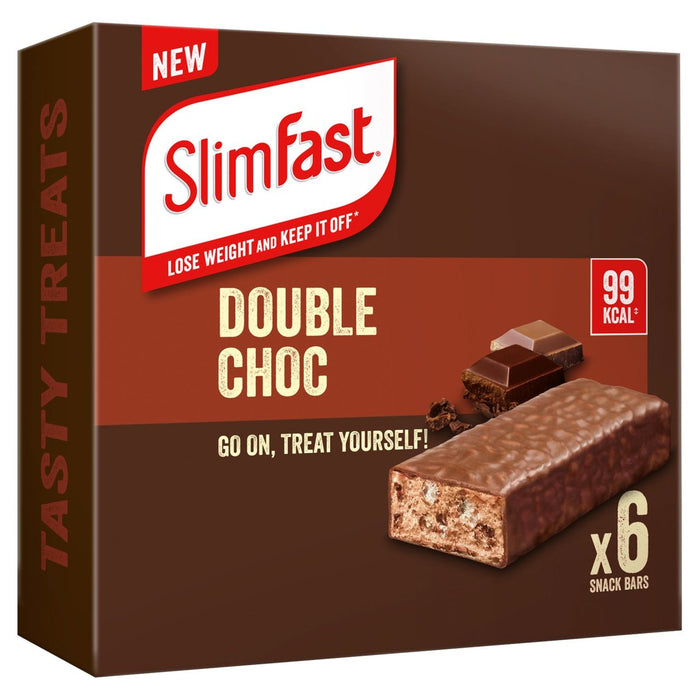 SlimFast Core Double Choc Snack Bar 6 x 25 per pack