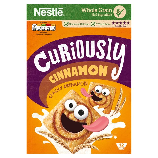 Nestlé curiosamente Cereal de canela 375G