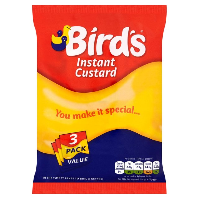 Bird's Instant Custard Sachets 3 x 75g