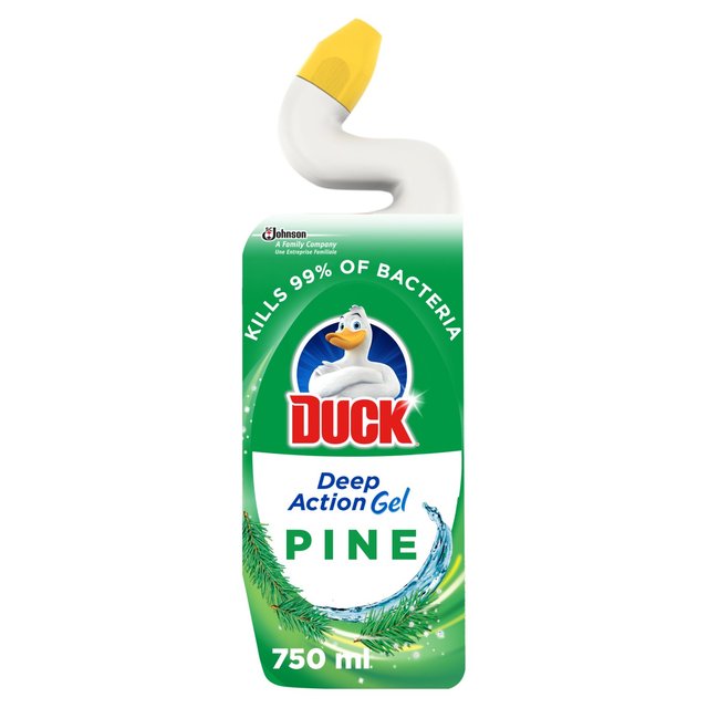 Duck Deep Action Gel Toilet Liquid Cleaner Pine 750ml
