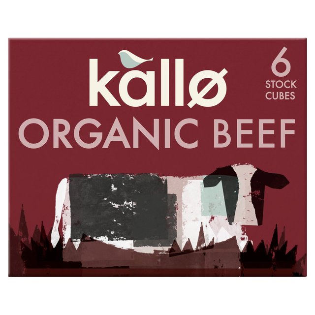 Kallo Bio -Rindfleisch Stock Würfel 6 x 11g