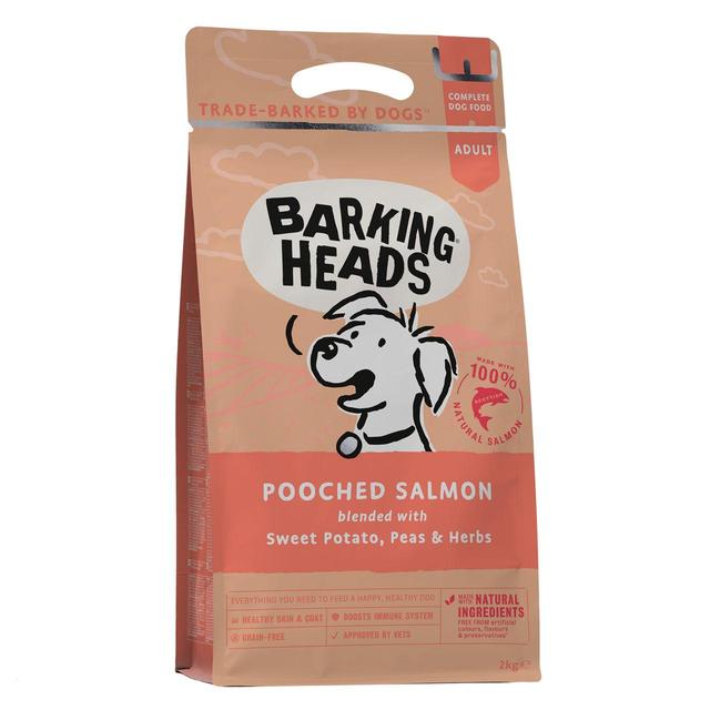 Barking Heads Pooched Salmon Adult Dry Dog Food 2kg