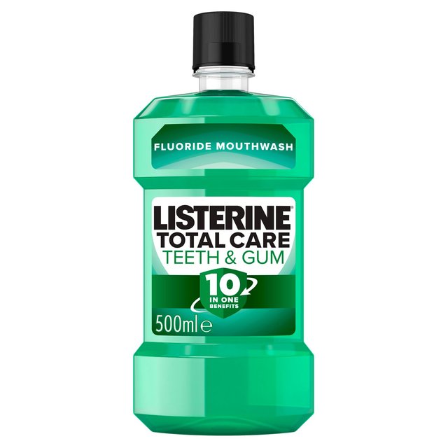 Listerine Dentans & Gum Defense Bash Ricin Fresh Mint 500 ml