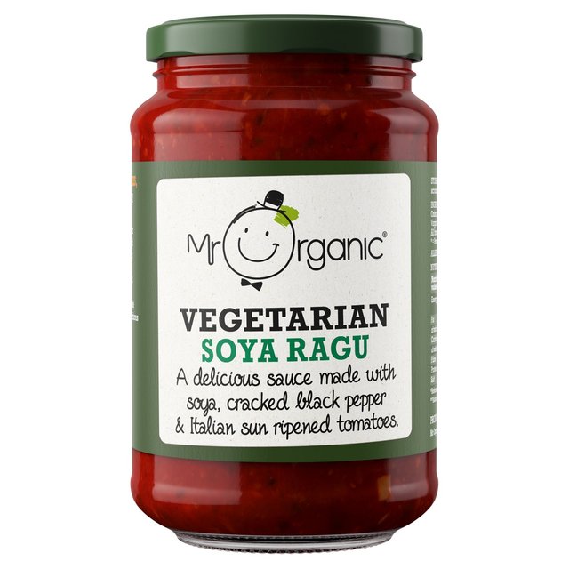 Mr Organic Soya Black Pepper & Sun mûrir les tomates Sauce Pasta 350G