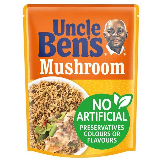 Uncle Bens Mushroom Microwave Rice 250g