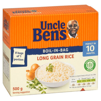 Uncle Ben's Wholegrain Rice (500g) - Pack of 6