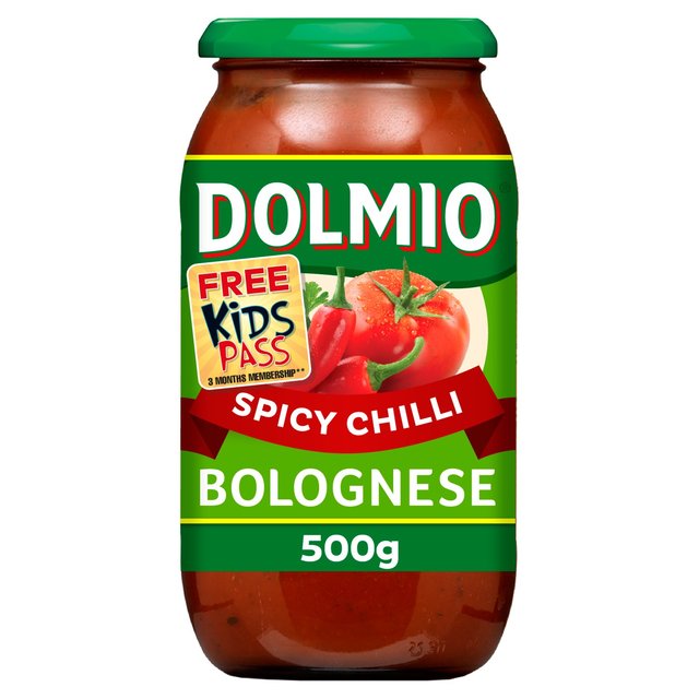 Dolmio Bolognese Intensive Chili -Pasta -Sauce 500G