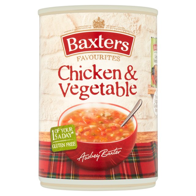 Baxters favoritos sopa de pollo y vegetales 400 g