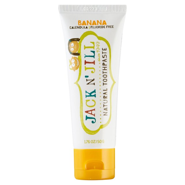 Jack N' Jill Organic Banana Toothpaste with Natural Flavouring 50ml